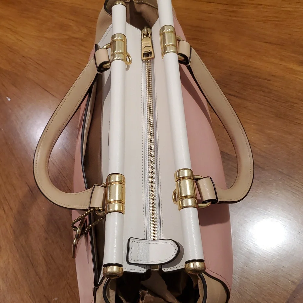 Coach Grace Colorblock Satchel - Picture 13 of 16